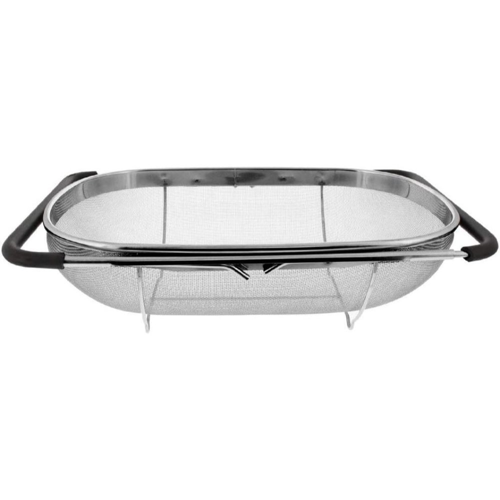 Sink  Strainer Basket Stainless   Rubber Grip  Kitchen  Tools  Home Kitchen